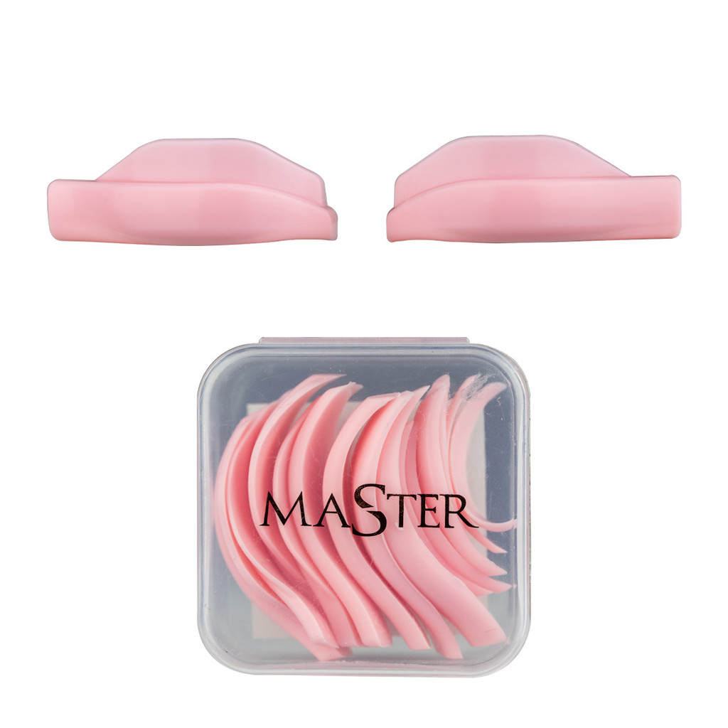 7 Pares Pad de Silicone Master Modelo Russo Borda Livre Molde Lash Lifting Cílios Inferiores