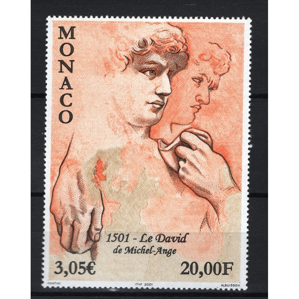 MONACO - SELO NOVO EMISSÃO ISOLADA - 2001