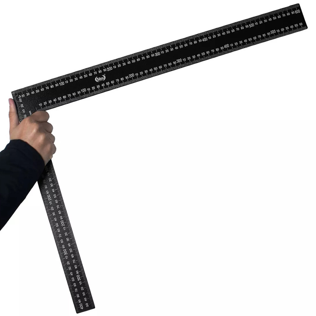 Esquadro 24 Polegadas Em Aço Carbono 600mm X 400mm Profissional 60 Centímetros Profissional