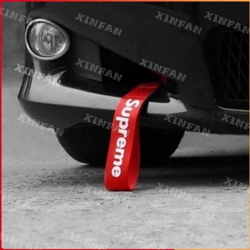 Supremo Corda De Reboque Do Carro Decoração Grade Pára-Choques Olho Streamer Tira Peças De Automóvel