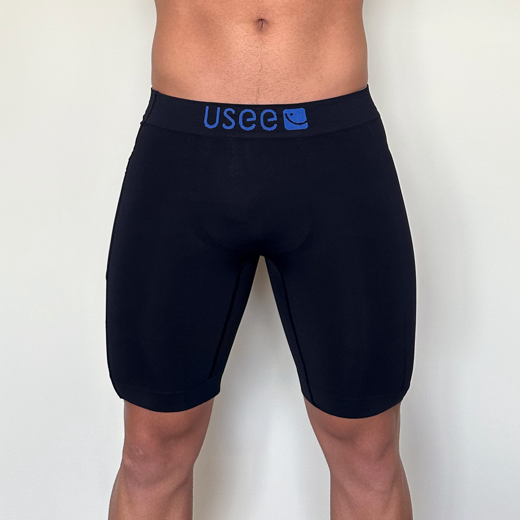 Bermuda Térmica Masculina Usee Brasil Segunda Pele Compressão Com Bolso Esportiva