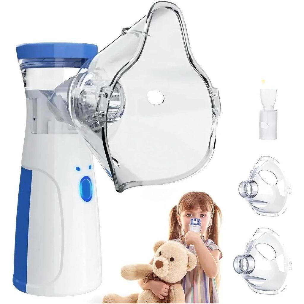 AIQUE Nebulizador Portátil Mini Inalador Silencioso Ultra-sônico Automático para Adultos e Crianças YUMI CELL
