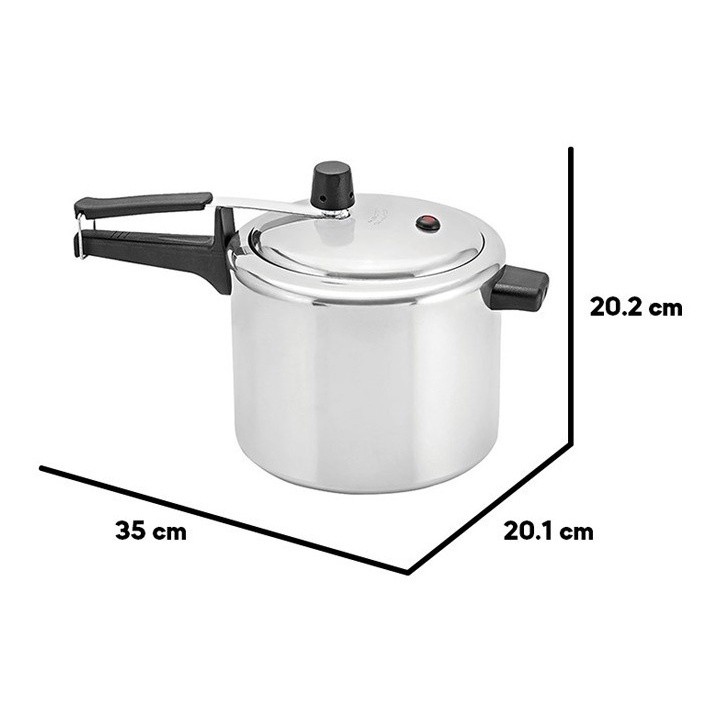Panelux de 4,5 Litros Panela De Pressão Linha Classic Alto Brilho Perfeita Para Sua Cozinha
