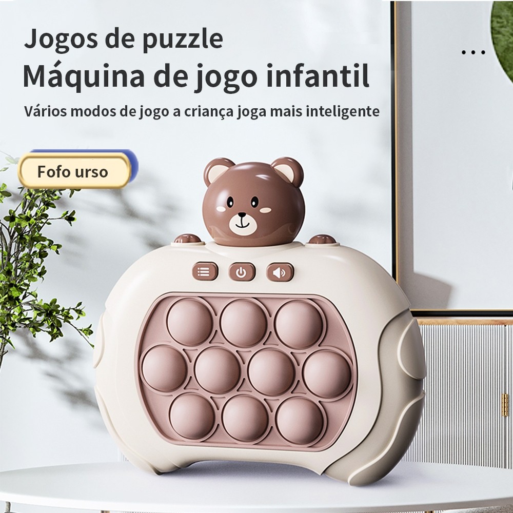 Fast Push Game Pop-it Eletronico Brinquedo Anti Stress Ansiedade para crianças e Jovens presente de festa