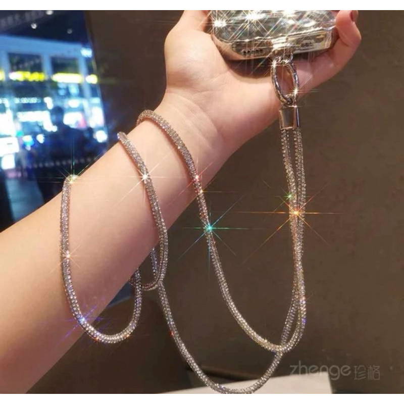 Salva Celular Cordão Proteção para Celular com Brilho Resistente Contra Roubo 65MM / 55MM / 20MM