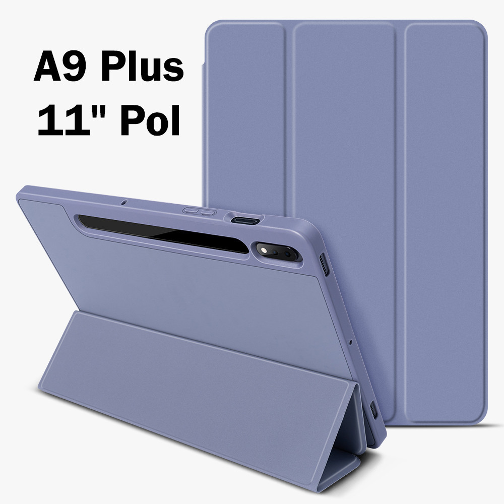 ATALHOBR Capa silicone Com Suport de caneta Para Samsung Galaxy Tab A9 Plus/A11 Plus 11 polegadas
