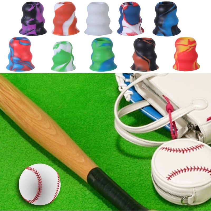 STE Mangas Protetoras De Silicone Para Taco De Beisebol , Botões De Morcego Garante Aderência E Proteções