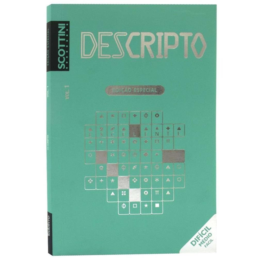 Livro de Passatempos Criptograma Descripto