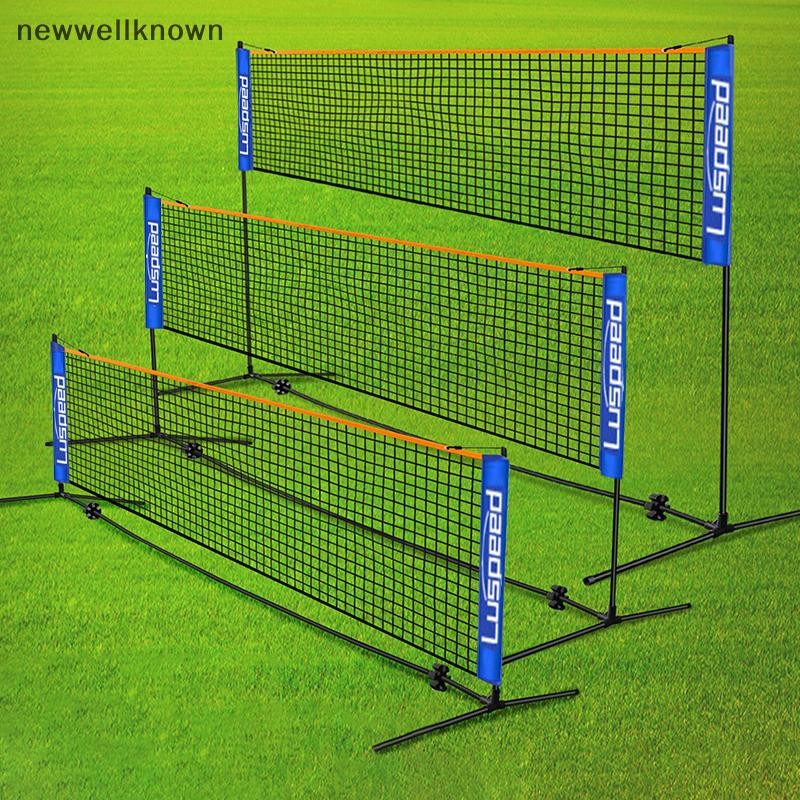 [newwellknown] Rede De Badminton Padrão Dobrável Portátil Para Esportes Internos E Externos , Vôlei , Tênis , Treinament
