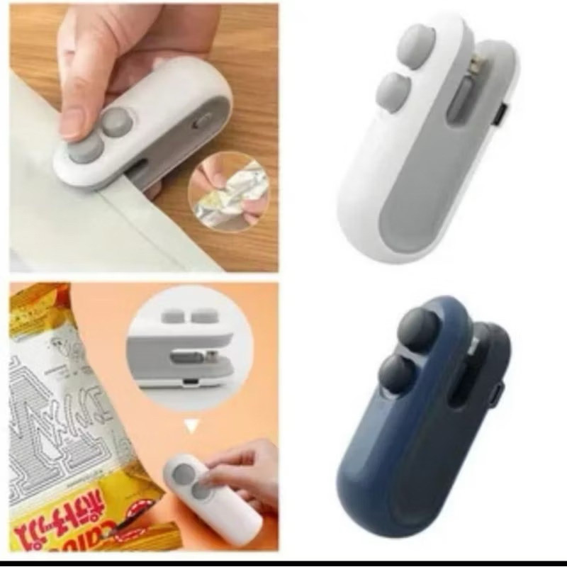 Mini Seladora Usb Portátil De Saco 2 Em 1 Magnético De Calor Recarregável