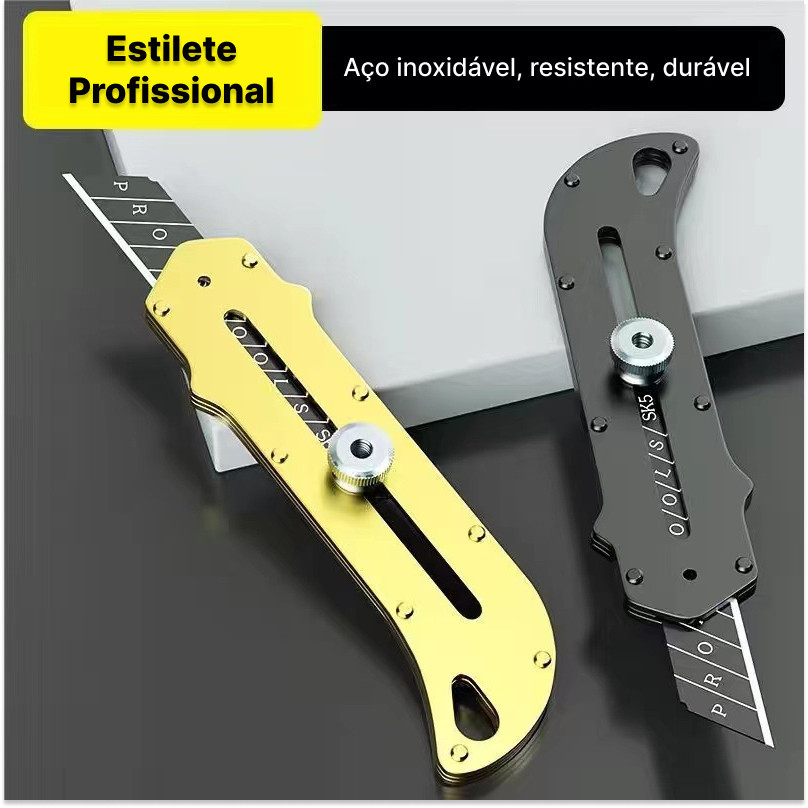 Estiletes Profissional em Aço Metal Ferramenta Multiuso