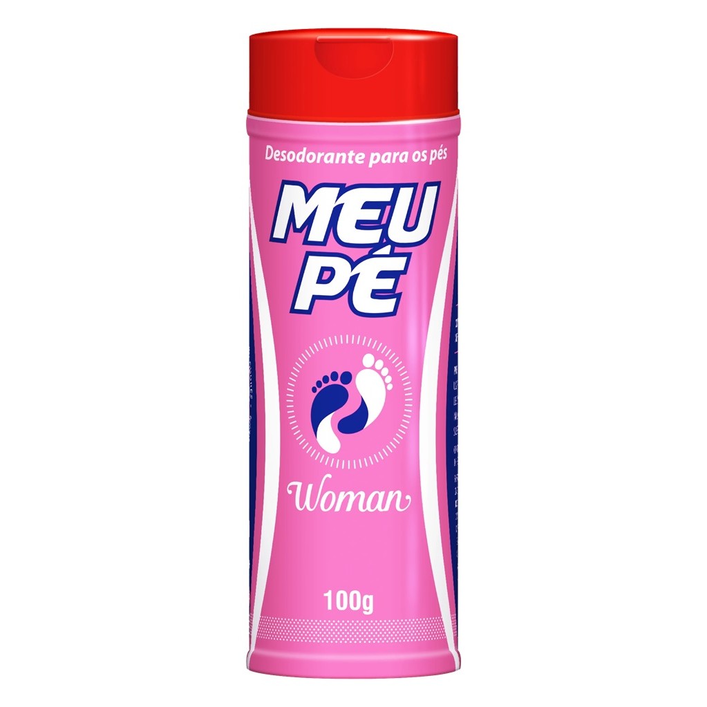 Kit 2 Talco Para Pé Em Pó Woman Meu Pé 100g - Meu Pé