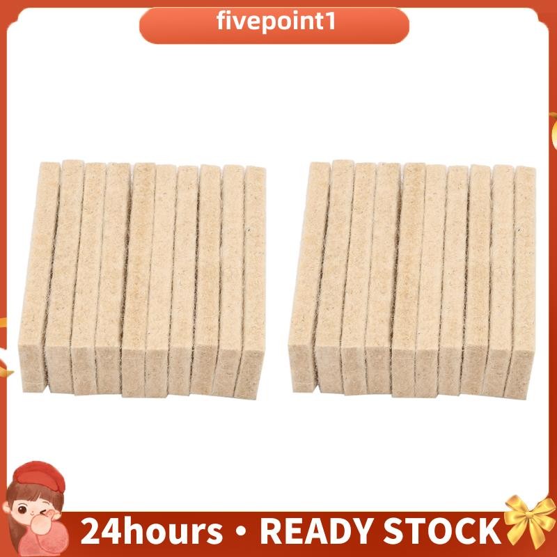 Pastilhas De Freio Para Bicicleta Ergométrica , 20 Peças , Feltro De Lã , Resistência , Almofada De Arrasto De , Peça De