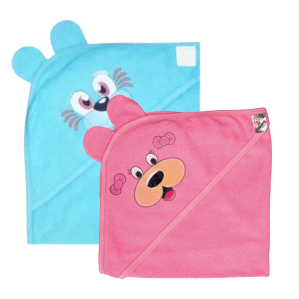 Toalha Infantil com Orelhinha Minasrey baby