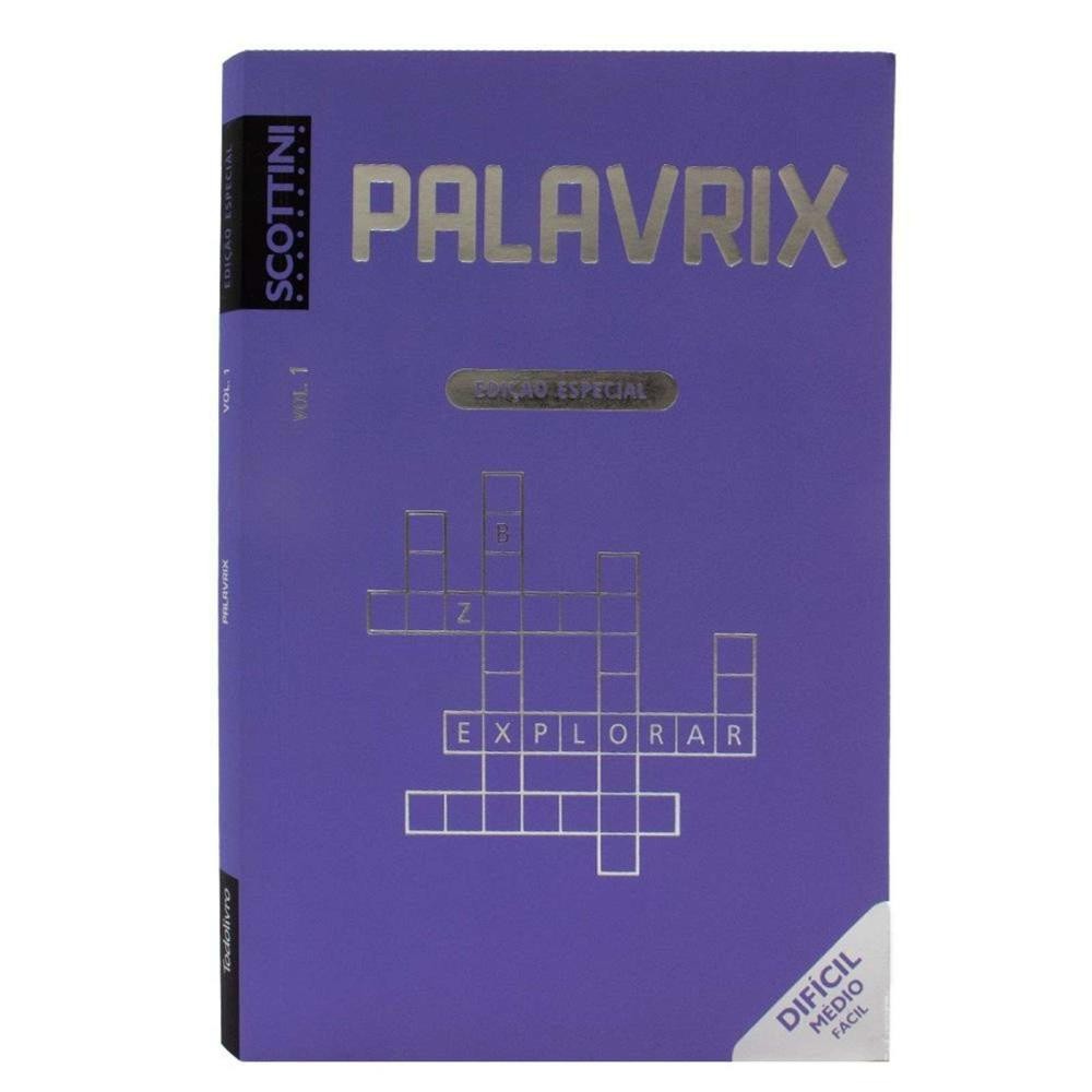 Livro de Passatempos Palavrix Vol1 Edição Especial
