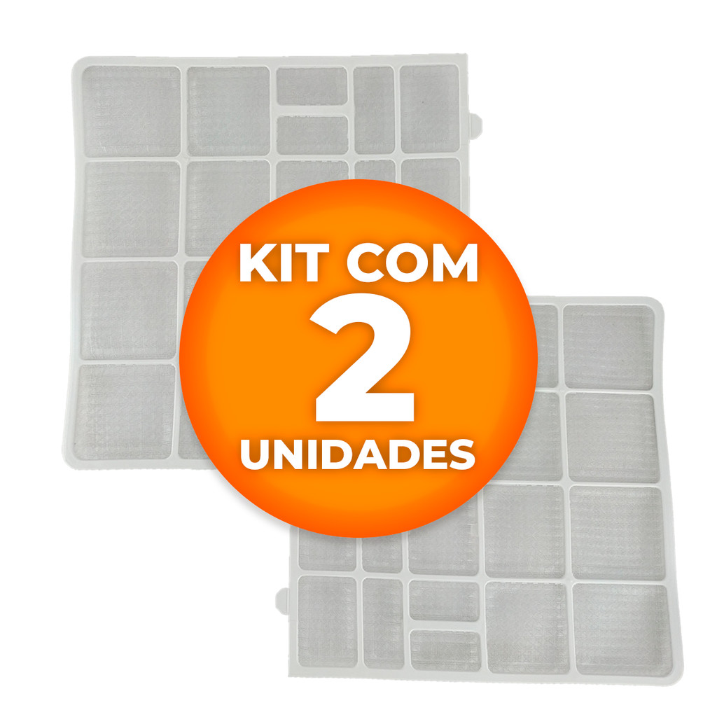 Filtro De Ar Evaporadora 9.000 A 12.000 Btus 28,5cm X 27,00 Cm Elgin, Tcl E Komeco 2