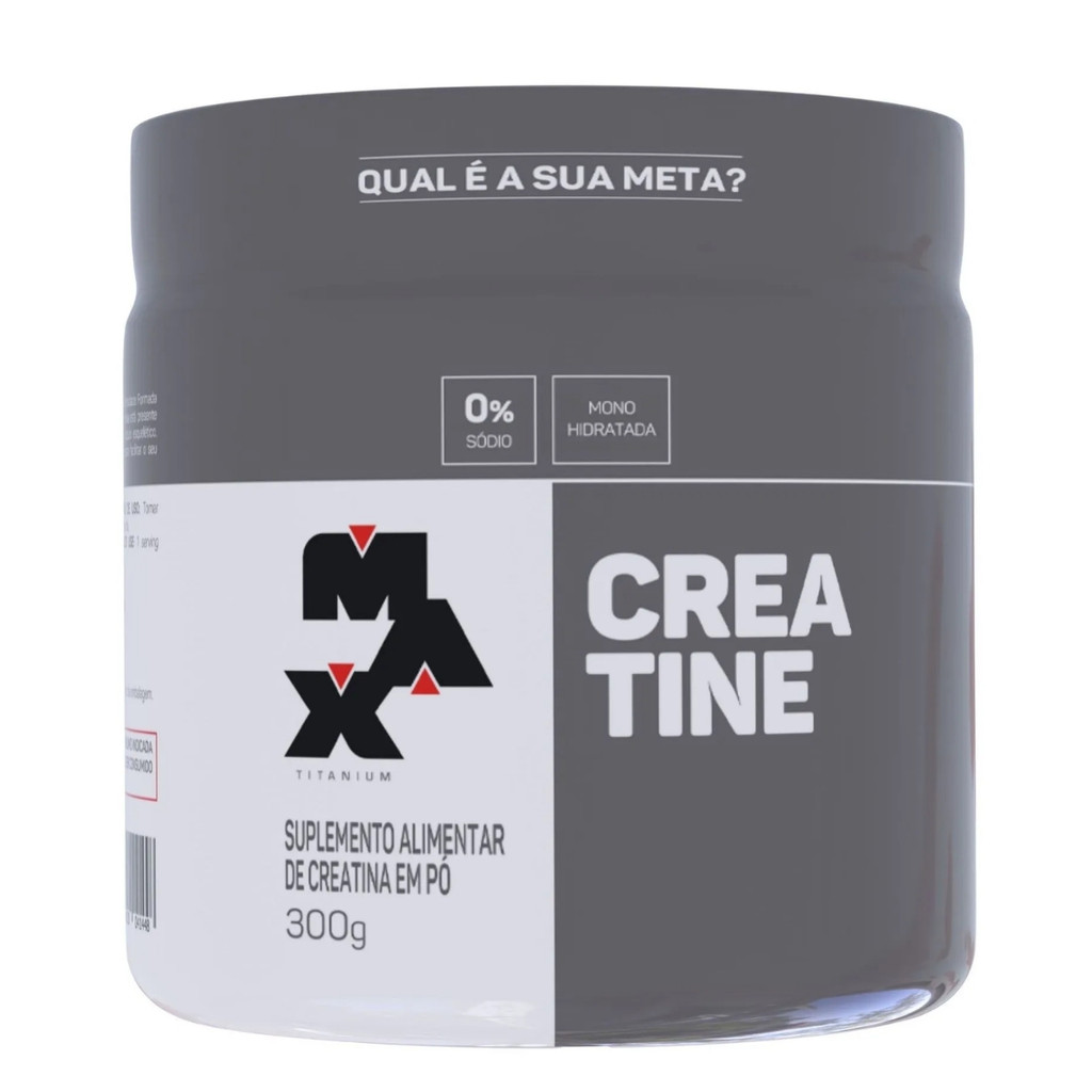 Creatina Pote 300 Gr Max Titanium