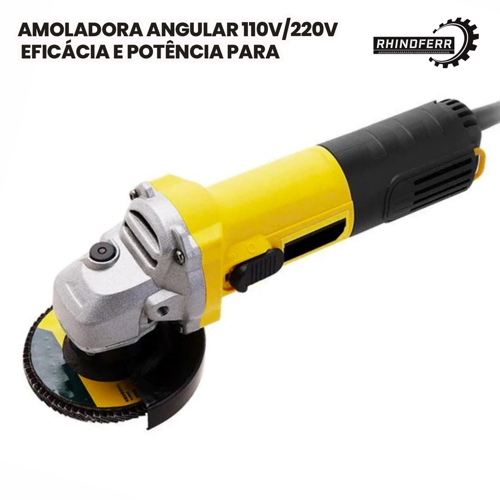Lixadeira Esmerilhadeira Angular 115mm 900W – Potência e Precisão