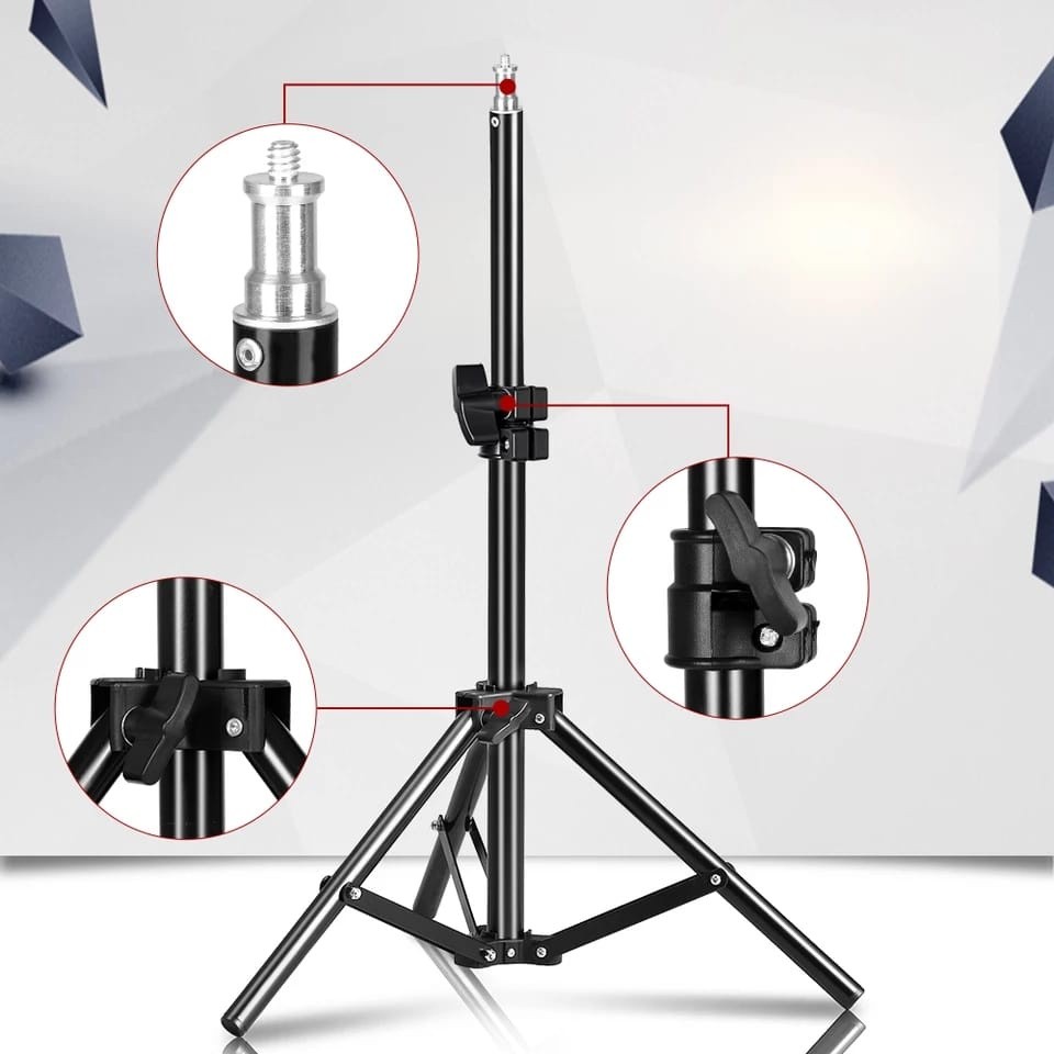 Tripé Para Iluminação Led 2.1 Metros Universal Kwai/Tik Tok Celular YOBEL yobel