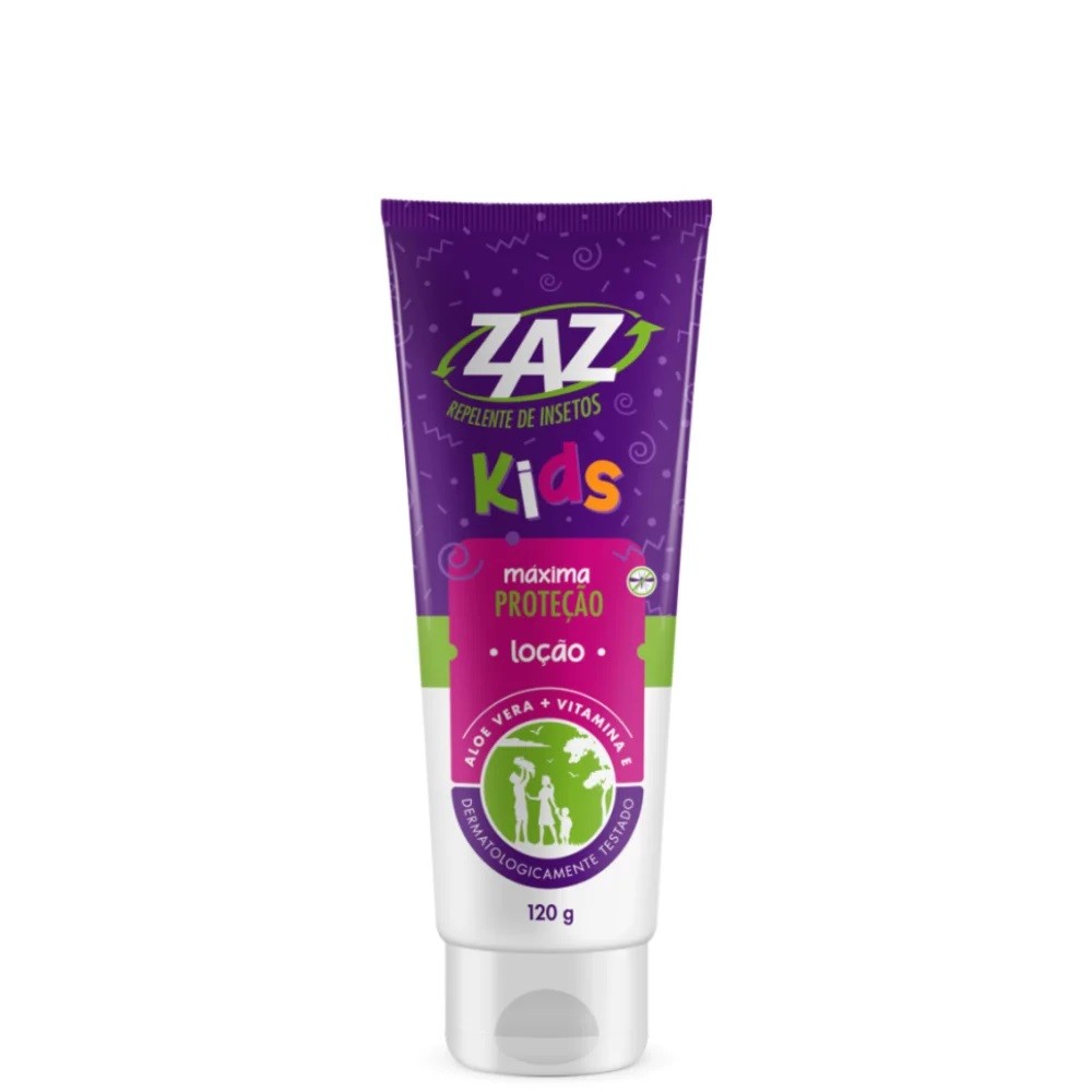 Repelente Em Loção ZAZ Kids 120g - Dahuer