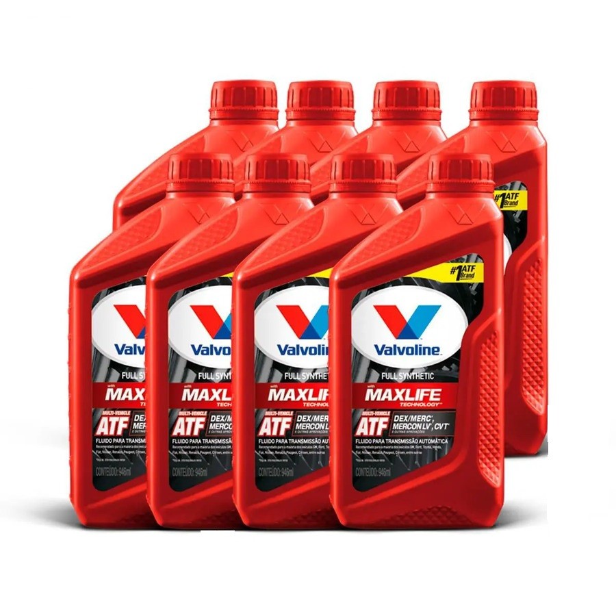 KIT ÓLEO TRANSMISSÃO AUTOMATICA HRV VALVOLINE MAXLIFE 8LT