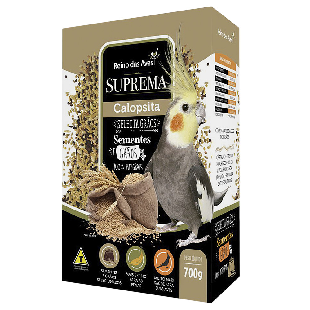 Ração Para Calopsita SUPREMA Selecta Grãos 700g