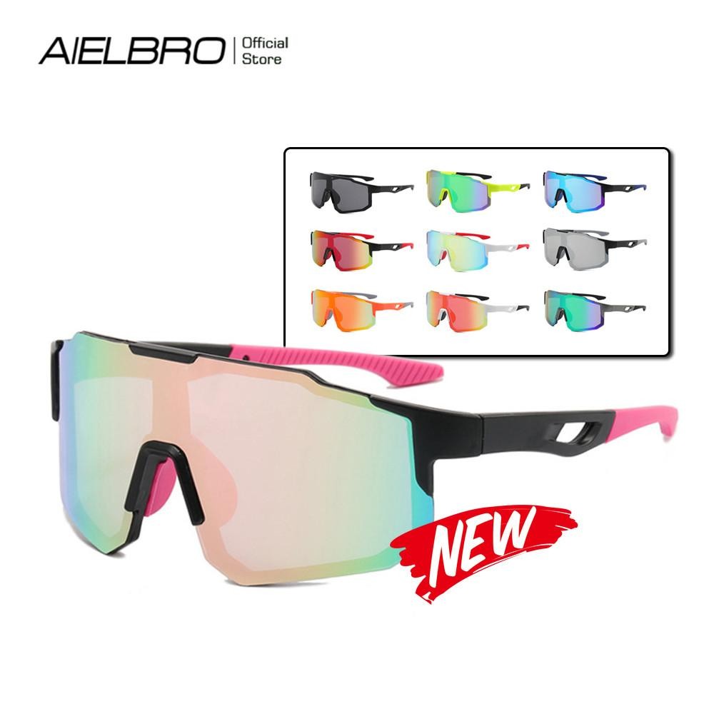 Óculos De Sol Para Ciclismo AIELBRO UV400 , Recém-Chegado , Masculino , Feminino , Bicicleta , Esportes Ao Ar Livre À Pr