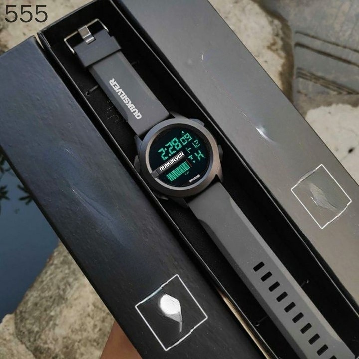 Quik-silver relógio Contato Agora Relógio De Pulso Digital Masculino  Com Borracha Strab (no box) 555