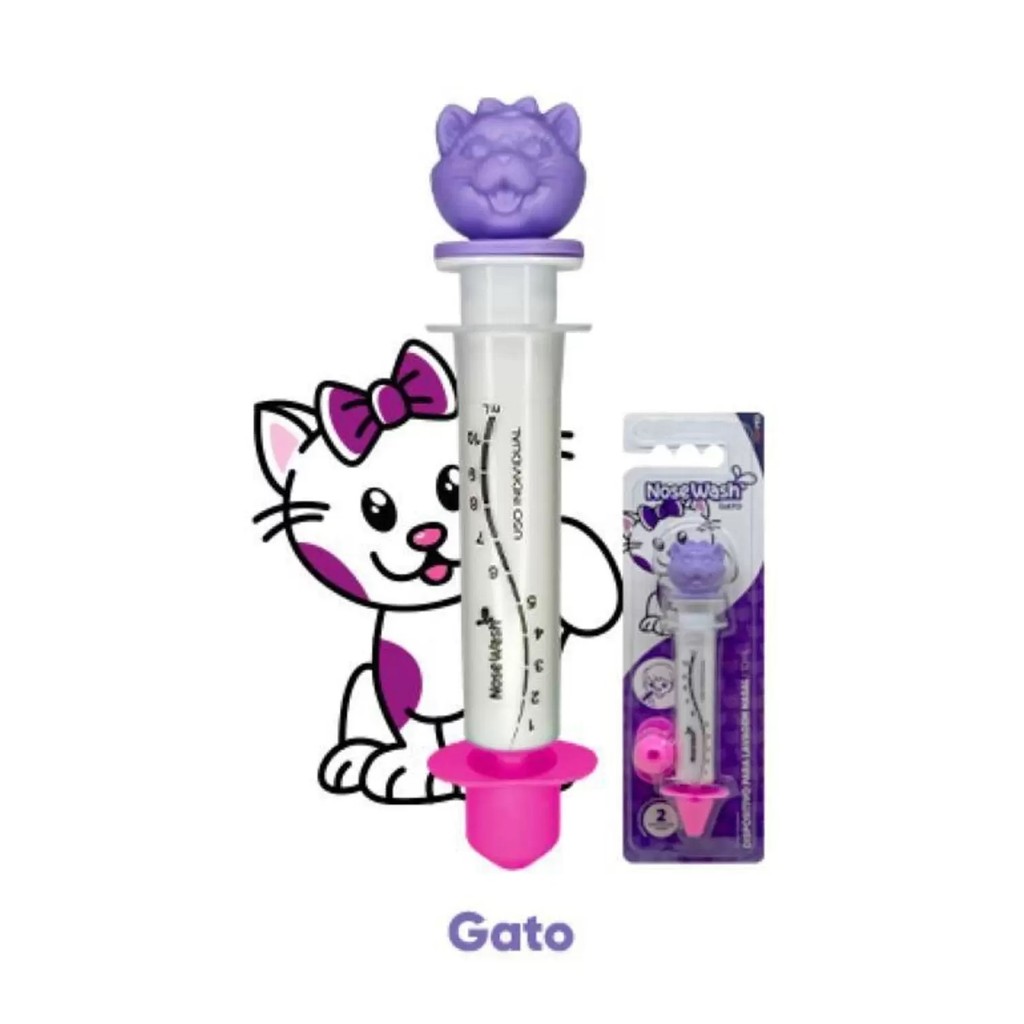 NoseWash Dispositivo Lavagem Nasal 10ml Irrigador Nasal Higiene Nasal Contra Congestão e Rinite