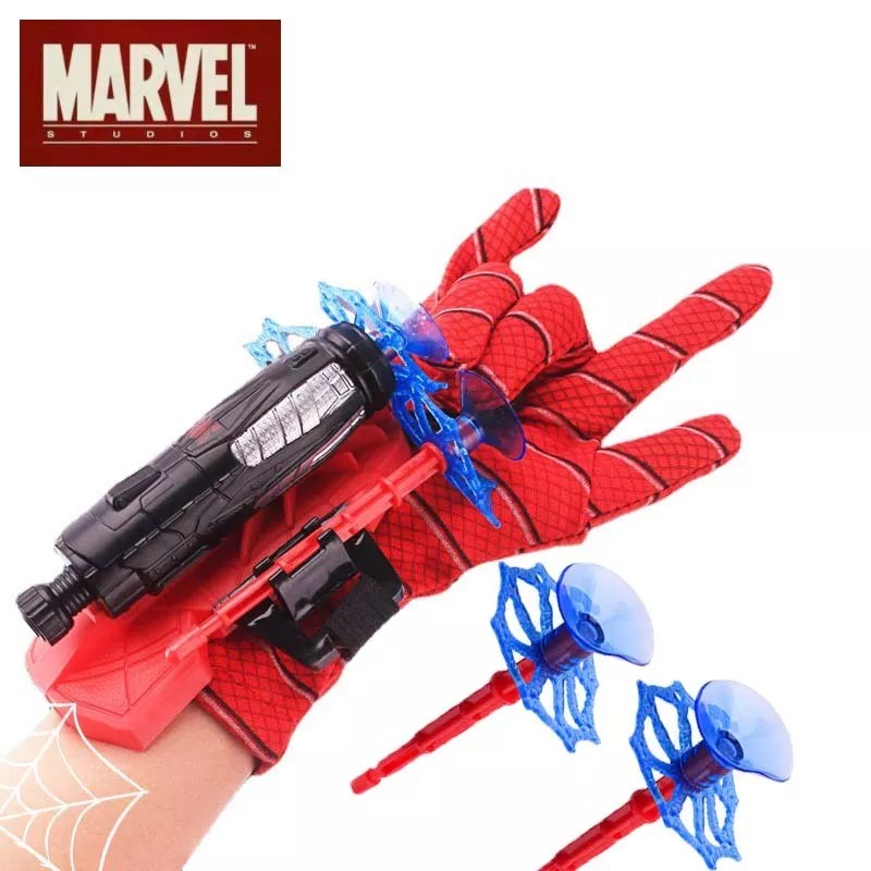 Luva Lança Teia Homem-Aranha Infantil – Opção de 1 ou Kit com 2 + Dardos