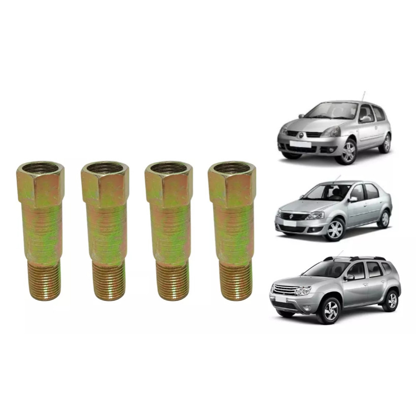 4 Tucho Vela Prolongador Clio 1.6 16v Logan 1.6 16v Duster ALP-3030