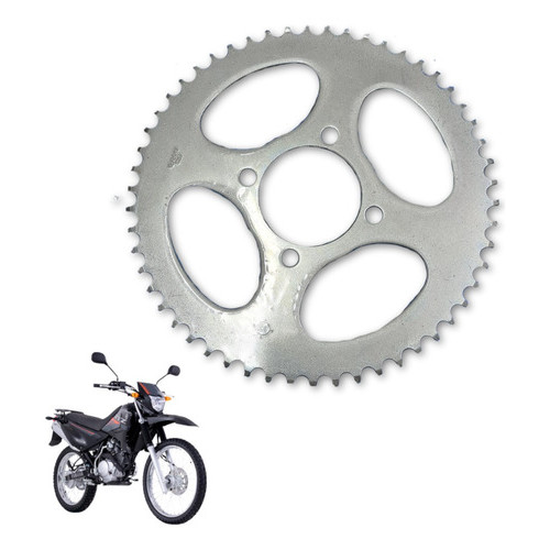 Coroa 52 Dentes Yamaha Xtz 125 Passe 428 Trilha Motocross