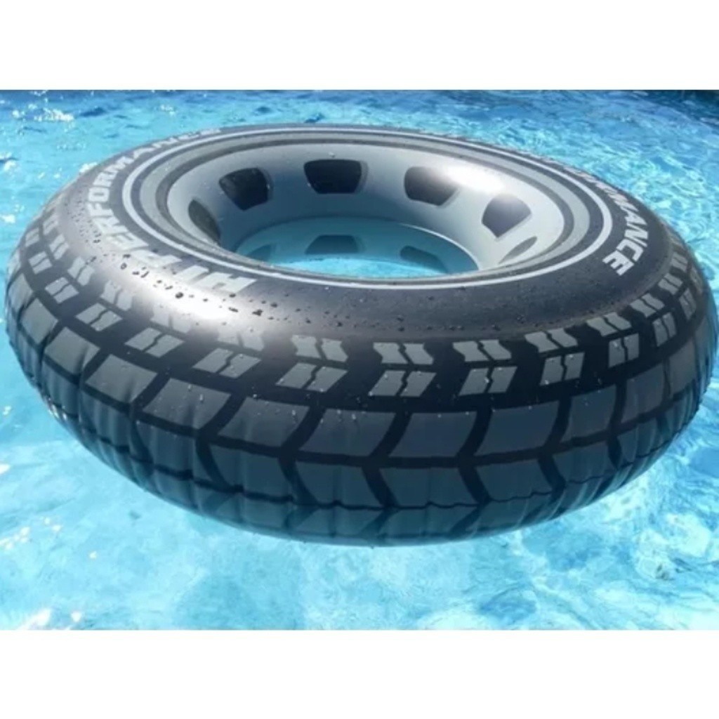 Grande Boia Pneu Inflável E ADULTO Redonda Praia Piscina.Parque aquático(Tem