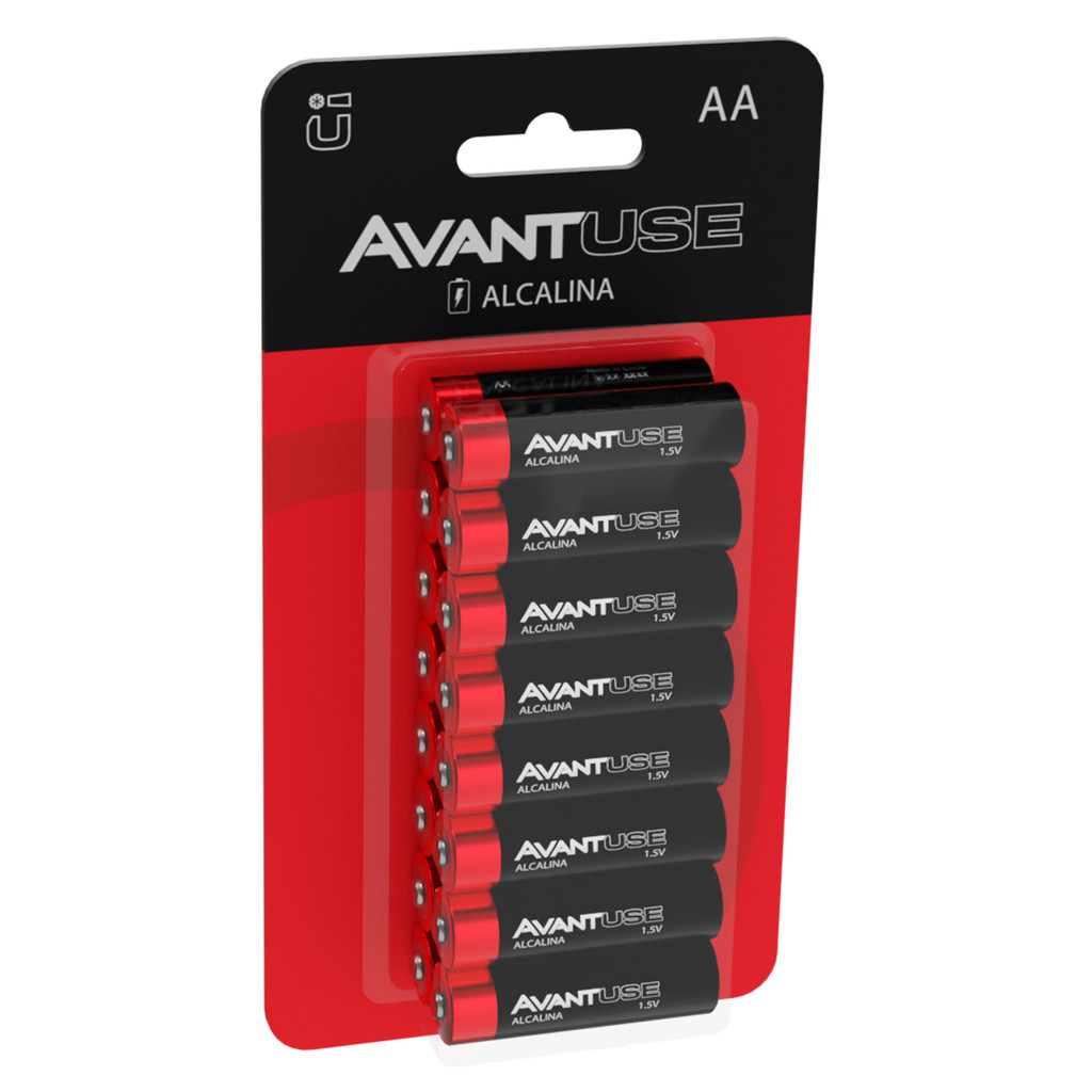 Kit 16 Pilhas Alcalina Pequena AA 2a 1.5v Cod: 408030014 Avant Use