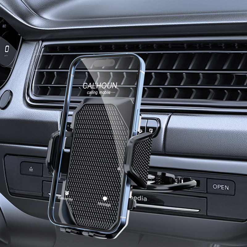Universal Carro CD Slot Telefone Montar Suporte De Liberação De Um Toque Do Celular Para IPhone 13 12 11 Pro Max Xiaomi