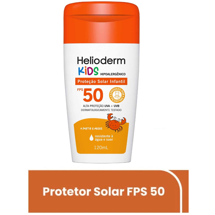 HELIODERM PROTETOR SOLA  SUNC KIDS FPS50 1X120