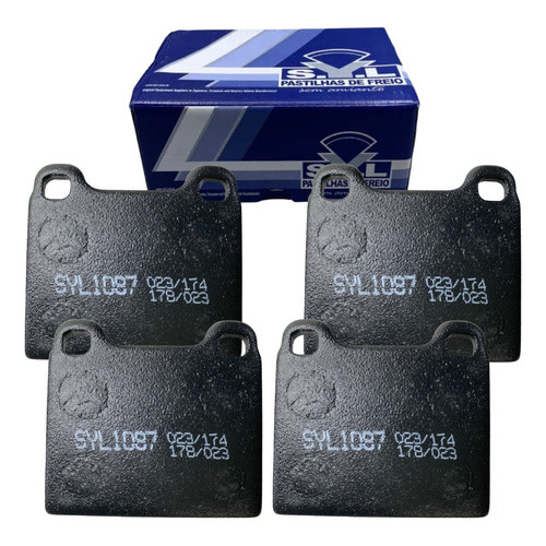 Kit Pastilha Freio Dianteira Original Syl Chevette Marajo Chevy 1972 1973 1974 1975 1976 a 1994