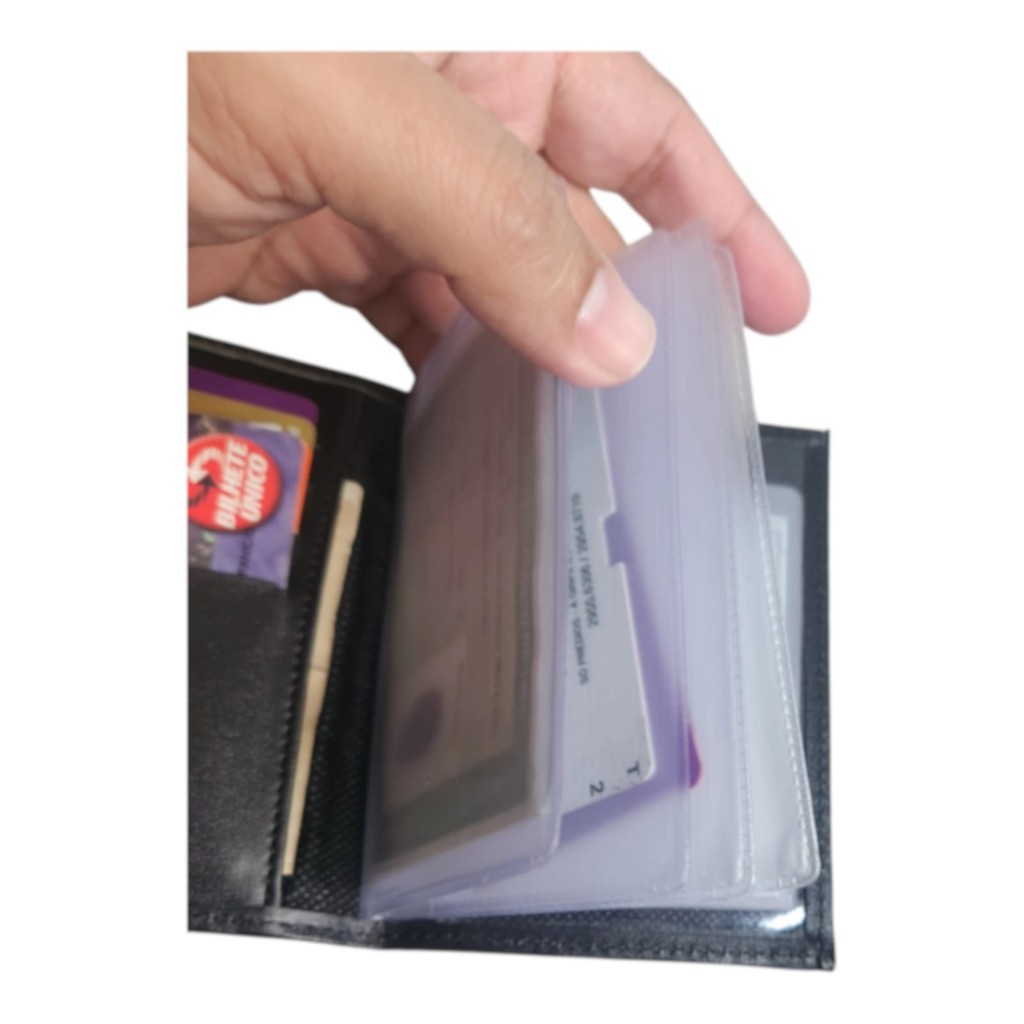 Porta-Cartões e Documentos com Estilo – Couro de Alta Qualidade