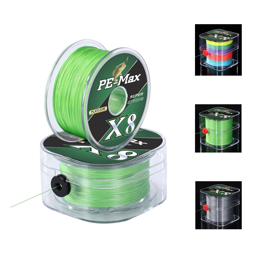Linha De Pesca Multifilamento X8 300m/500M 8 Fios 100%PE Supertração