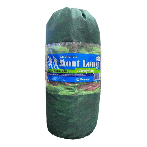 Colchonete Solteiro para Camping + Sacola Verde