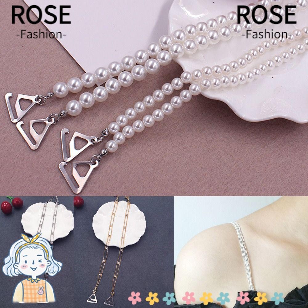 Alça De Roupa Íntima ROSEGOODS , Alças De Sutiã De Strass , Acessórios De Lingerie Feminina De Metal Ajustável