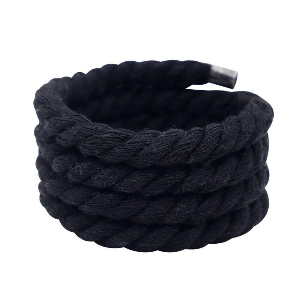 2 Pares De Cadarço De Corda Grossa Redondo De Algodão Torcido De Tecelagem 1,20 CM ENVIO IMEDIATO