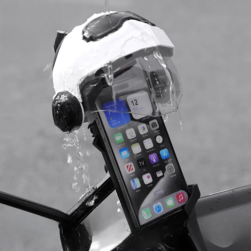 ​ Suporte De Telefone À Prova De Choque Para Motocicleta-D'água Antivibração Navegação De Pilotos De Entrega Ajuste Univ