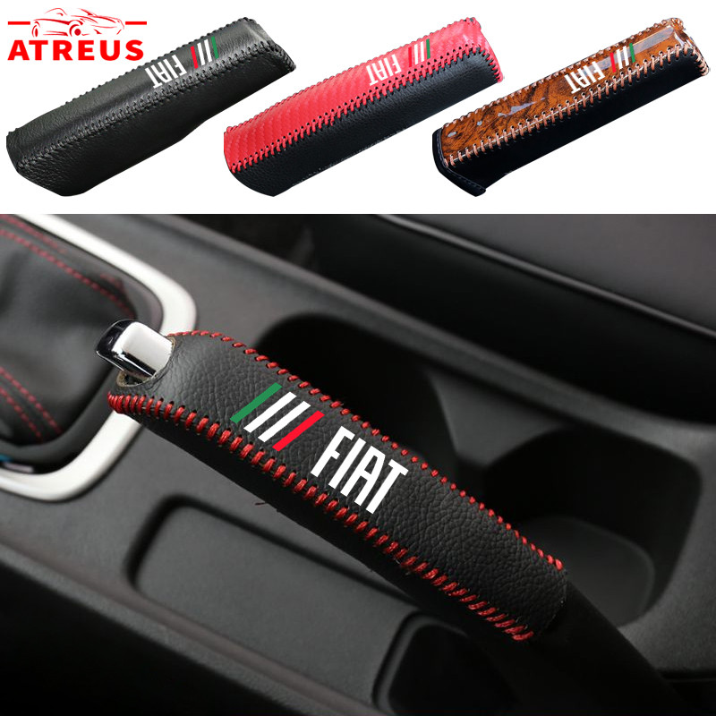 Fiat Couro Capa Do Freio De Mão De Carro Proteção Do Freio De Mão Para Argo 500 Strada Mobi Bravo Toro Punto Uno Palio