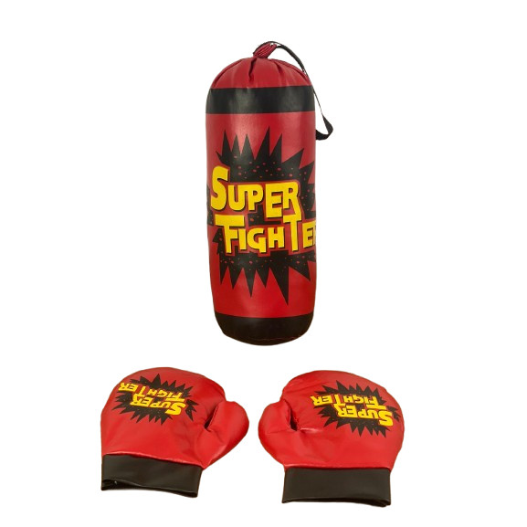 Kit saco box infantil com luvas inclusas saco de pancada