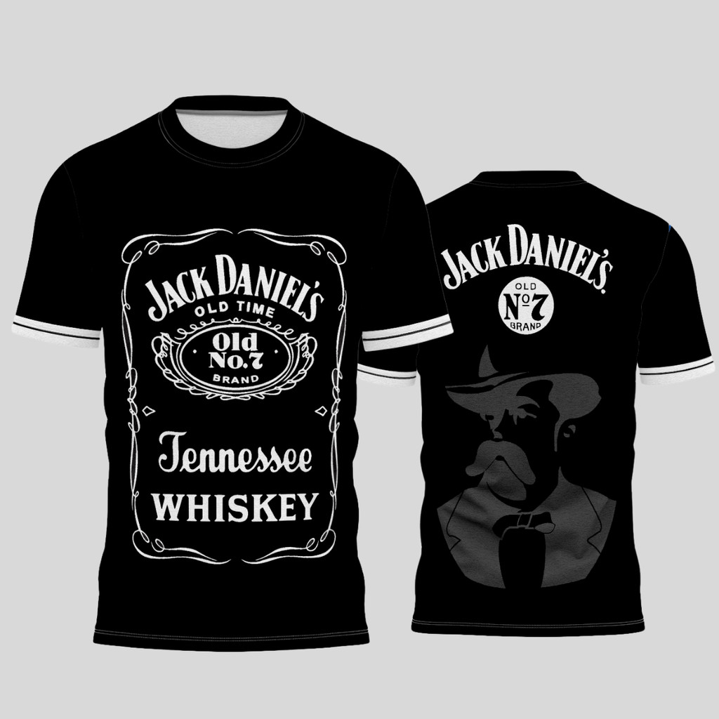 Camiseta masculina Coleção Whisky Camisa Jack Daniel's dryfit Manga Curta Estilosa