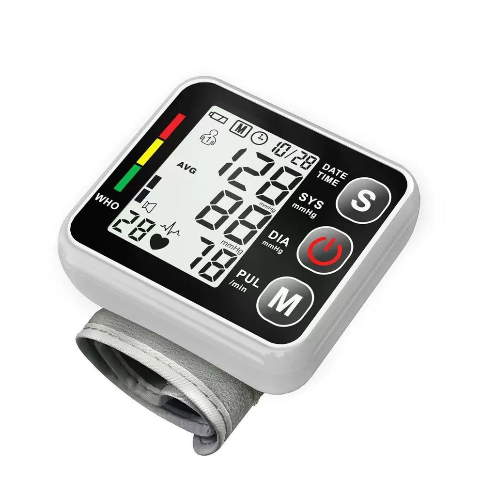 Medidor Pressão Digital De Pulso Com Voz Monitor Inteligente