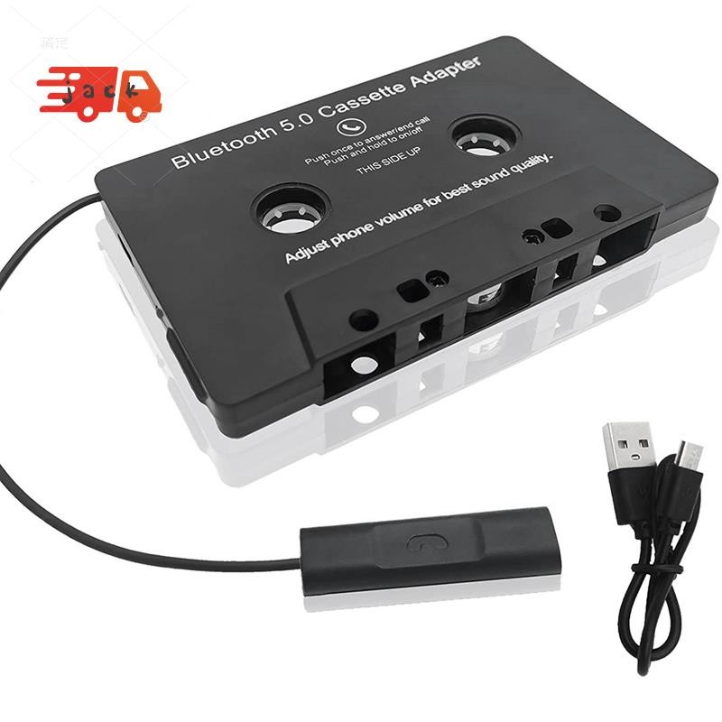 Cassete Universal Bluetooth 5.0 Adaptador Conversor Fita Do Carro Para Aux Estéreo Música