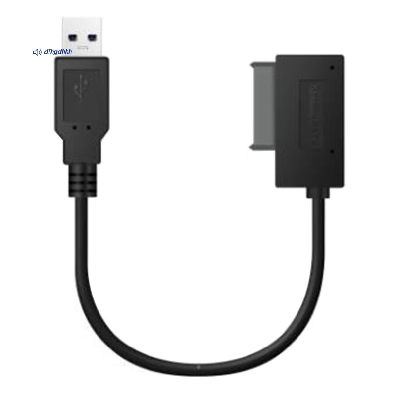 Adaptador USB PC 6P + 7P CD DVD Rom Sata Para 2.0 Conversor Slimline Cabo De Unidade De 13 Pinos Laptop Notebook