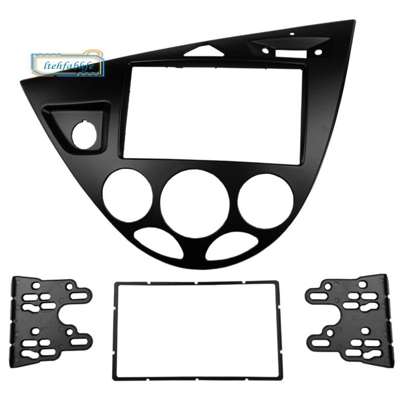 2 Din Rádio Fasica Para Focus/Fiesta Painel Estéreo Kit De Guarnição De Estrutura Facial LHD Reequipamento Instalação